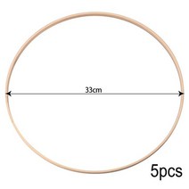 자수 후프 마크라메 나무 십자가 스티치 DIY 대나무 원형 수제 화환 캐처 홈 장식 고리 걸이 바구니 크리스마스 1 개 5, 33cm, 5pcs