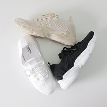 르본디 니트스니커즈 발편한 키높이 스판 운동화 굽있는 단화