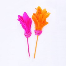 아이케이 마스크깃털볼펜 깃펜 디자인 선물용 수제, 마스크 깃털볼펜 [오렌지]