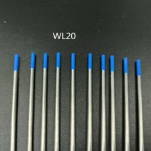 텅스텐봉 용접봉 티그 알곤 10pcs 2 lanthanated wl20 tig 텅스텐 전극 1.0 1.6 2.0 2.4 3.0 4.0 파란색 금속 가공, 150mmx1.6mm