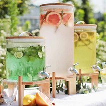여니샵 감성 핫 아이스 유리 디스펜서 3종, 5L