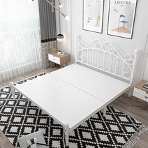 공주풍 침대 프레임 키즈 학생 엔틱 철제 베드 어린이, K타입