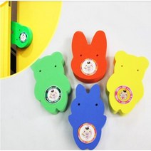 손보호캐릭터/안전문/손끼임방지/유아안전, 곰 전신_초록, 1개