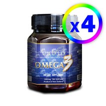 [유비바이오] 오메가3 (DHA&EPA) 1000mg 365캡슐 X4