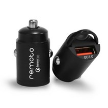 [레모토] 차량용 미니 초고속충전 시거잭 완전매립형 퀄컴 3.0 18W