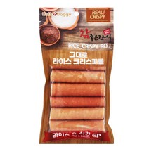 참좋은간식 바삭바삭 라이스 크리스피롤 6P (라이스&치킨) 수제간식, 5팩