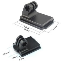 알루미늄 헬멧 고정 마운트 3 홀 NVG 베이스 홀더 어댑터 고프로 히어로 7 4 5 6 세션 Sjcam EKEN 액션 비디오 스포츠 카메라, base mount_CHINA | 범용