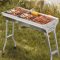 시토 포터블 바베큐그릴 숯불그릴 스텐 BBQ 석쇠 화로대 접이식 캠핑 불멍 TM-3