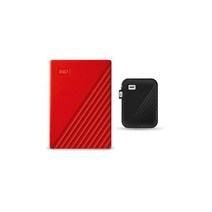 WD NEW MY PASSPORT 2TB 레드 외장하드 파우치 증정, WD NEW MY PASSPORT 2TB 레드 외