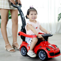 라온 유아 어린이 타는 수동 자동차 어린이 붕붕카, 핑크