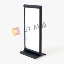 SY몰 철재스탠드 T형 100X210 미용실메뉴판 피부샵메뉴판 홍보안내문, A4