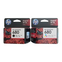 HP HP No.680 정품잉크 F6V27AA 검정 F6V26AA 칼라, 1개, 검정(F6V27AA)