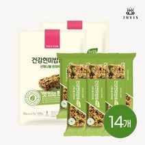 [쥬비스] 건강현미밥바 식이섬유 14개, 산채나물된장 맛 14개