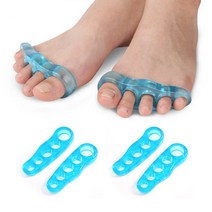도매팜 1set+1set 발가락교정기 발가락링 발가락분리기 발가락분리젤 발가락찌, M+L
