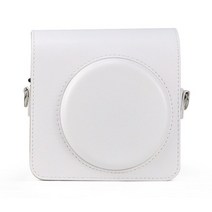 즉석카메라 폴라로이드레트로 PU 가죽 블랙 레드 브라운 블루 보호 케이스 후지 필름 Instax 폴라로이드, 01 White