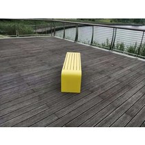 철제의자 마당벤치 정원벤치 공원벤치 의자 야외 벤치, 100 cm 40 cm 45 cm 옐로우