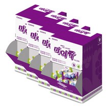 마이쮸 포도 사과 데스크 팩, 356g, 4개