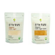 1 + 1 청정원 오가닉 황설탕 흑설탕 100% 유기농 사탕수수 454g, 2개