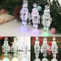 LED 투명 아이스 병정 봉 인테리어조각상 이사집선물 가게개업선물 선반인형 창업선물 조각품