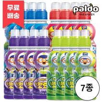 뽀로로 음료수 235ml PET 총24개 딸기 바나나 밀크 샤인머스켓 사과 블루베리 보리차 중 택1, 밀크 235ml 24개