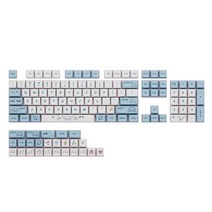 PBT 소재 XDA 높이 볼캡 열승화 모티브 패턴 130키 빅 풀세트 범용 기계식 키보드 키캡, 색깔7