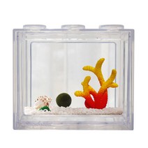 세남자바스켓 언더더씨 국산 마리모 DIY 세트 키우기-마리모(대), 레드옐로우산호+흰자갈100g