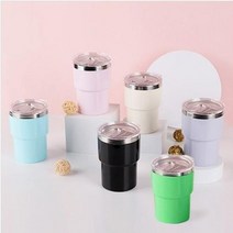 마카롱스텐텀블러350ml 오토스텐머그 스텐컵 번호 31490EA, 블루, 본상품선택