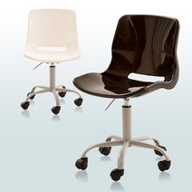 ForU56 회의용 고정의자 플러키 팔유 올사출 블랙 바퀴의자 컴퓨터의자 책상의자, 블랙 블랙