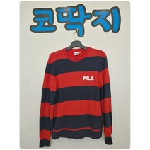 남01807 휠라정품 중고구제 춘추 맨투맨 티셔츠 코딱지구제