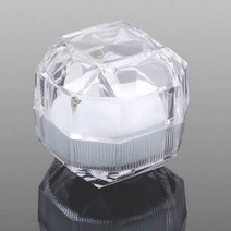 [2set] 마징가케이스 마징가 레고 피규어 진열장 케이스 아크릴 플렉시 글라스 주얼리 링 박스 반지 주얼, 02 white