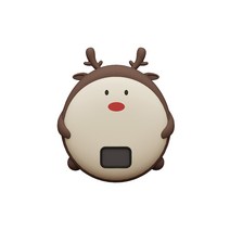 Chanwenzhe USB 양면손난로 보조배터리 10000mAh, 사슴