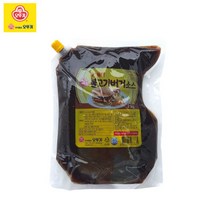 푸드드림 오쉐프 불고기버거소스2kg, 푸드드림 오쉐프 불고기버거소스