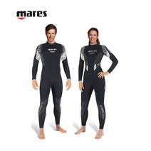 마레스 리프 원피스 3mm 스킨스쿠버 프리다이빙 수트 잠수복 우수한 탄성 높은 보온성, 여성