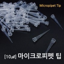 실험용 10 마이크로피펫 팁 방과후교실 고등과학