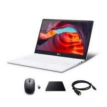 LG 2020 울트라 PC 13 + 무선 마우스 + 마우스 패드 + HDMI 케이블, 화이트, 라이젠7 3세대, 512GB, 16GB, Free DOS, 13UD70P-GX70K