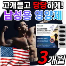 맨 파워 쏘팔메토 열매 추출물 캡슐 남성 남자 남성용 건강 기능 식품 에너지 비타민 활력 B 군 옥타코사놀 빈뇨 야간뇨 절박뇨 중년 성인 남성 남자 전립샘 스테미나 절립선 보충제