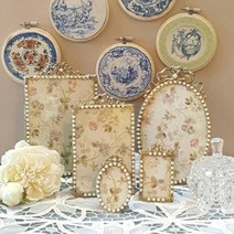 진주 럭셔리 사진액자 8종 택 1 타원 M, 타원M