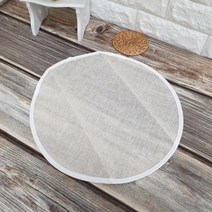 GQD077180원형찜기 삼베보자기 그린피아 직경36cm 대 삼베, 단일사이즈