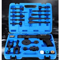 공압 기계 녹제거 바늘 다기능 자동차 공압 니들건, 공압 해머 세트 블랙