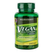 홀랜드앤바렛 비건 멀티비타민 미네랄 240정 Holland Barrett, 1개