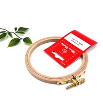 당일출고/ 독일수틀 -사이즈9가지/ 프랑스자수 퀼트용/ 프랑스자수 원목수틀/ 원형수틀, 75mm(7.5cm)