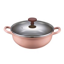 PN풍년 블리스 라레트로 뷰 IH 웍 전골 냄비 24cm, 상세설명 참조, 없음