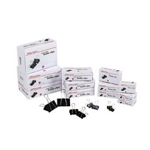 바인더클립 25mm 12pcs 흑색 Office Depot