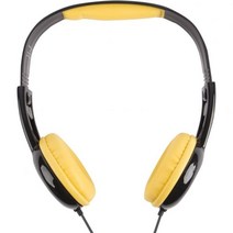 Sakar 귀 헤드폰 HP2-03082에 배트맨 키즈 세이프 | 아동용 발달을 위한 볼륨 리미터 3.5MM 스테레오 잭 3-9세 권장 제작, Yellow