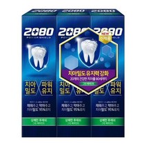 애경 2080 파워쉴드 치약 그린 페파민트 140g x3, 1