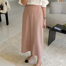 나나쿠스 오피스롱 스커트 여성의류 뒷밴딩스커트 롱기장