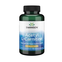 Swanson 아세틸 카르니틴 500 mg 100 캡슐, 1개, 기본