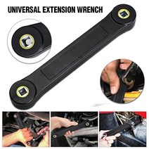 토크 렌치 1pc 범용 확장 diy 38quot 자동차 기계 작업장 도구 자동 교체 부품 손 도구, 검은색, 20cm, 1개