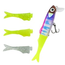 플로팅 미노우 꼬리 교체 65mm 95mm, #3