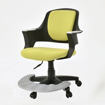 올데이즈 포이체어 블랙바디 발받침형 책상의자, 애플그린